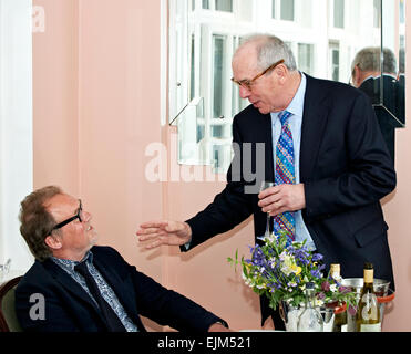 Alastair Hignell al oldie pranzo letterario 17/04/12 Foto Stock