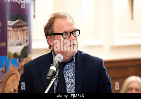 Alastair Hignell al oldie pranzo letterario 17/04/12 Foto Stock