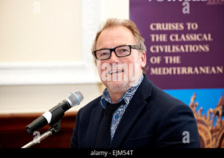 Alastair Hignell al oldie pranzo letterario 17/04/12 Foto Stock