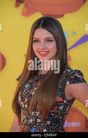 Fatima Ptacek assiste Nickeodeon's 28 bambini annuale' Choice Awards presso il Forum di Los Angeles, Stati Uniti d'America, il 28 marzo 2015. Foto: Hubert Boesl - nessun filo SERVICE - Foto Stock