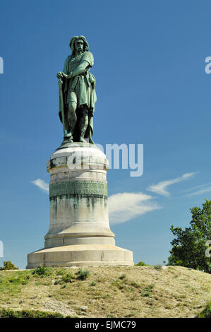 Statua di Vercingetorige, Mont-Auxois, Alésia Foto Stock