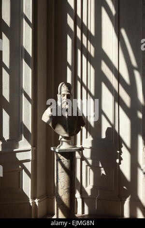 Papa Urbano VIII. Busto in marmo di Gian Lorenzo Bernini nella Galleria Nazionale di Arte Antica di Palazzo Barberini di Roma, Italia. Foto Stock