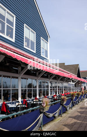 Sockeye City Grill Ristorante di Pesce, villaggio di Steveston, Richmond, BC, Canada Foto Stock