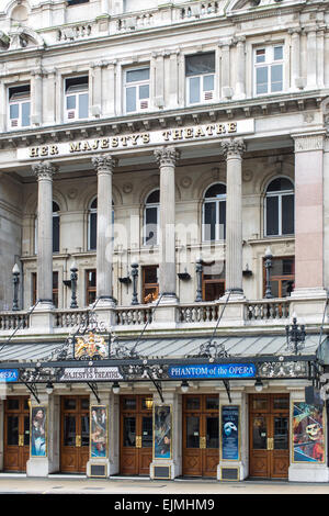 Her Majesty's theatre, Haymarket, Londra Foto Stock