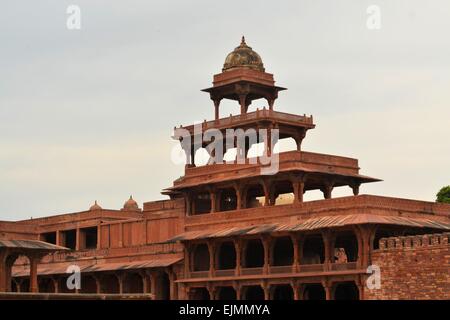 Abbandonata la città vecchia Fatehpur Sikri vicino a Agra, India Foto Stock