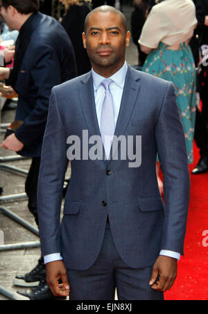 Londra, Regno Unito. 29 Mar, 2015. Nicholas Pinnock, Jameson Empire Awards, Grosvenor House, a Londra, UK, 29 marzo 2015 Credit: KEITH MAYHEW/Alamy Live News Foto Stock