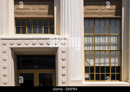 La fiducia del pubblico edificio per uffici. Architettura Art deco Napier, Nuova Zelanda Foto Stock