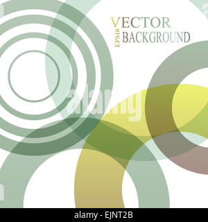 Forme astratte sfondo vettoriale bolle colorate Foto Stock