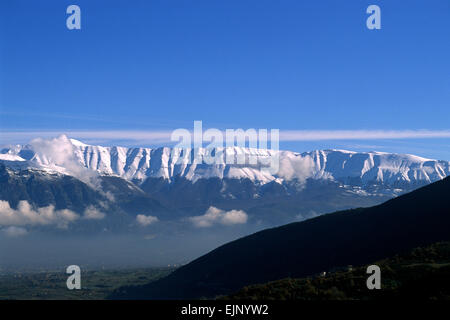 Italia, Abruzzo, montagne del Parco Nazionale della Majella Foto Stock