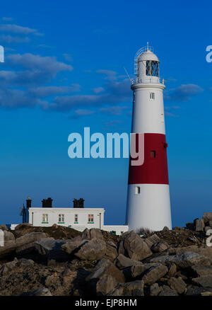 Faro di Portland Bill Foto Stock
