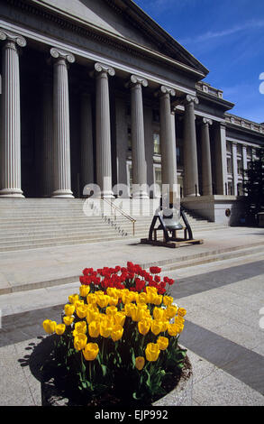 Il Ministero del Tesoro, Washington D.C., USA. Foto Stock