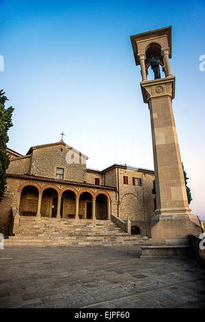 San Quirino chiesa in San-Marino Foto Stock