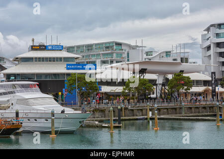 Voyager Maritime Museum, Auckland, Isola del nord, Nuova Zelanda Foto Stock