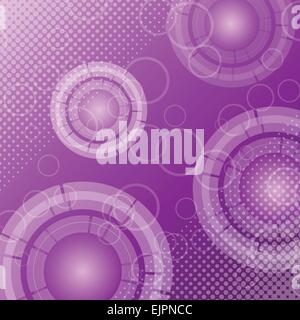 Tecnologia astratta su sfondo viola,vettore di stock Illustrazione Vettoriale