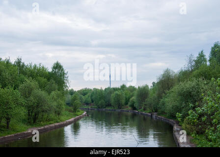 Torre di Ostankino Foto Stock