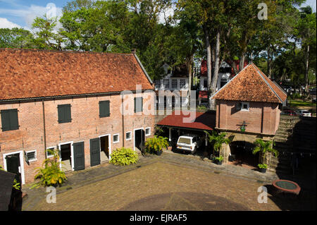 Fort Zeelandia, costruito nel 1651, PARAMARIBO SURINAME, Foto Stock