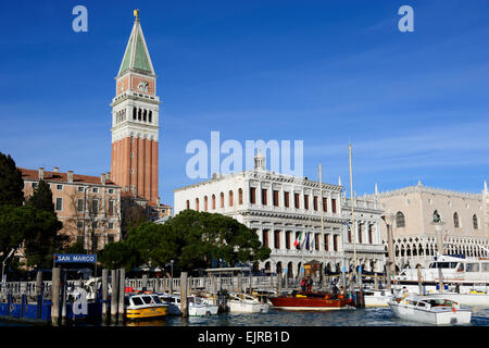 Piazza San Marco, piazza San Marco, Venezia, Italia. Foto Stock