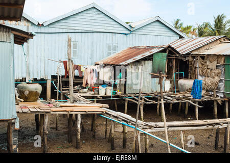 Fisherman Village - lifestyle, Kep Cambogia. Foto Stock