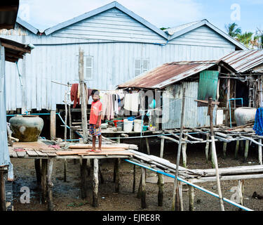 Fisherman Village - lifestyle, Kep Cambogia. Foto Stock