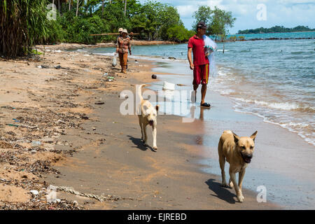 Fisherman Village - lifestyle - Kep, Cambogia, in Asia. Foto Stock