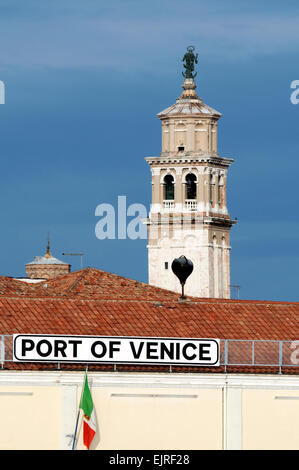 Porto di Venezia, Grand Canal, Venezia, Italia. Foto Stock