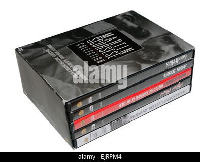 Un DVD box set di Martin Scorcese pellicole, compresi Goodfellas Foto Stock