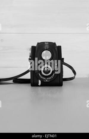 Vintage ful vue ensign fotocamera a pellicola. Foto Stock