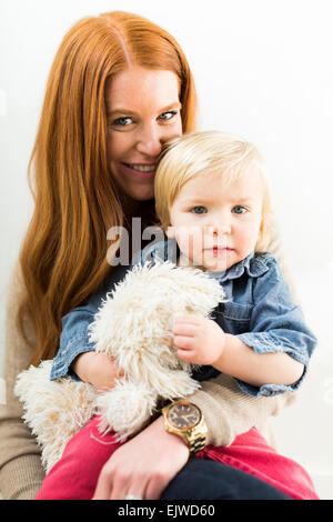 Azienda madre figlio (2-3) Foto Stock
