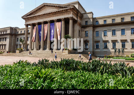 Johannesburg Sud Africa,Braamfontein,wits University,University of the Witwatersrand,istruzione superiore,East Campus,Great Hall,edificio storico,exter Foto Stock