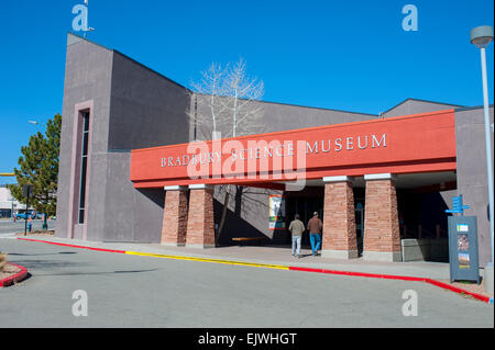 Stati Uniti d'America New Mexico NM Los Alamos Bradbury Science Museum esterno Foto Stock