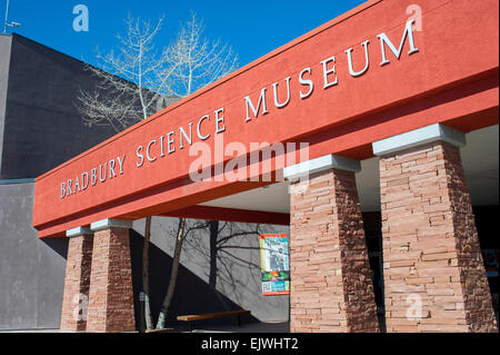 Stati Uniti d'America New Mexico NM Los Alamos Bradbury Science Museum esterno Foto Stock