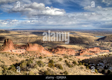 Red Rocks Parco & Anfiteatro Foto Stock