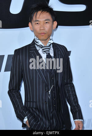 Los Angeles, California, USA. 1 apr, 2015. James Wan frequentando il Los Angeles Premiere di ''Furious 7'" tenutasi presso la leva TCL Chinese Theatre in Hollywood, la California il 1 aprile 2015. 2015 Credit: D. lunga/Globe foto/ZUMA filo/Alamy Live News Foto Stock