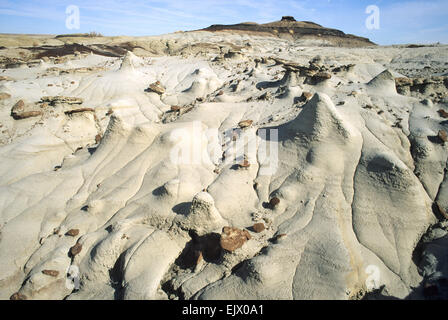 Erosione pattterns in Bisti Wilderness Area vicino a Farmington, NM Foto Stock