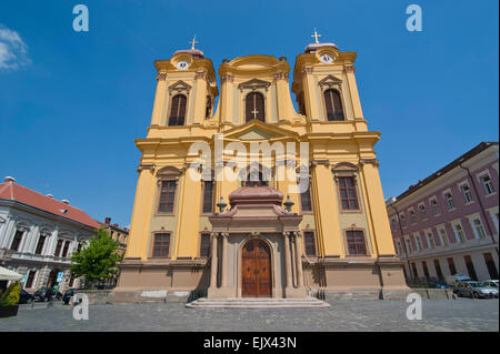 Cattedrale di Saint George, Unioni Square, Temeswar o Timisoara, Romania Foto Stock