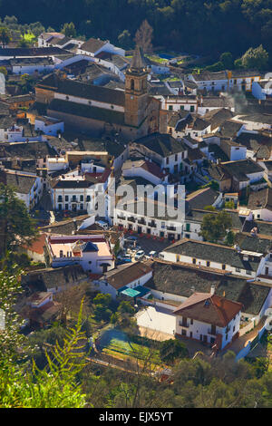 A Alajar, della Sierra de Aracena e Picos de Aroche parco naturale, Huelva, Andalusia. Foto Stock