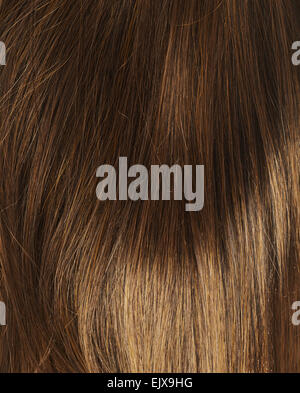 Frammento di capelli come una composizione di sfondo Foto Stock