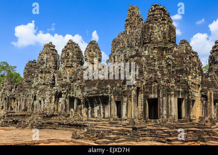 Tempio Bayon. Siem Reap, Cambogia Foto Stock