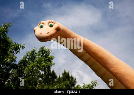 Dinosauro sorridente Foto Stock