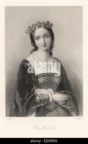 La regina Maria I di Inghilterra, Bloody Mary. Foto Stock