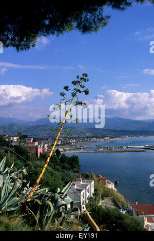 Italia, Campania, Parco Nazionale del Cilento, Marina di Casal Velino Foto Stock