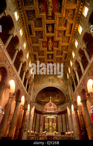 Italia, Roma, basilica di Santa Agnese fuori le Mura Foto Stock