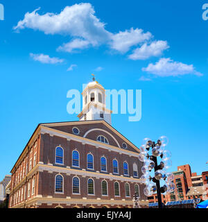 Boston Faneuil Hall Marketplace in Massachusetts, STATI UNITI D'AMERICA Foto Stock