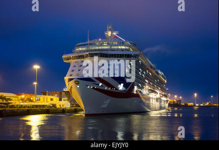 Britannia nave da crociera a Las Palmas de Gran Canaria, Spagna. Foto Stock