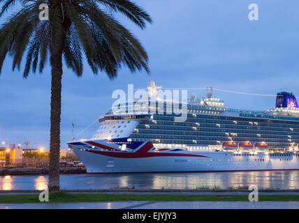 Britannia nave da crociera a Las Palmas de Gran Canaria, Spagna. Foto Stock