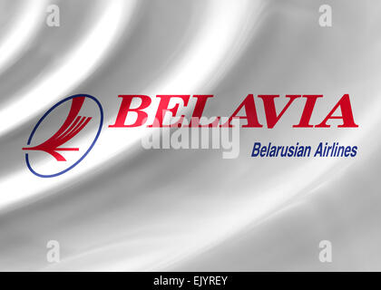 Compagnie aeree belavia logo icona simbolo bandiera emblema Foto Stock