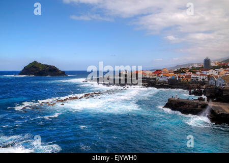 A Garachico, Tenerife, Isole Canarie, Spagna Foto Stock