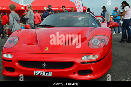 Rosso Ferrari F50 Foto Stock