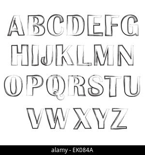 Ordine alfabetico Foto Stock
