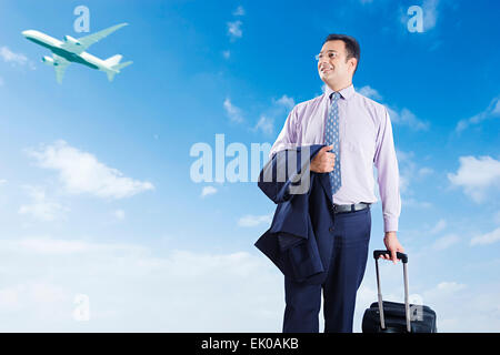 1 Commerciante indiano Viaggio Aeroporto Foto Stock